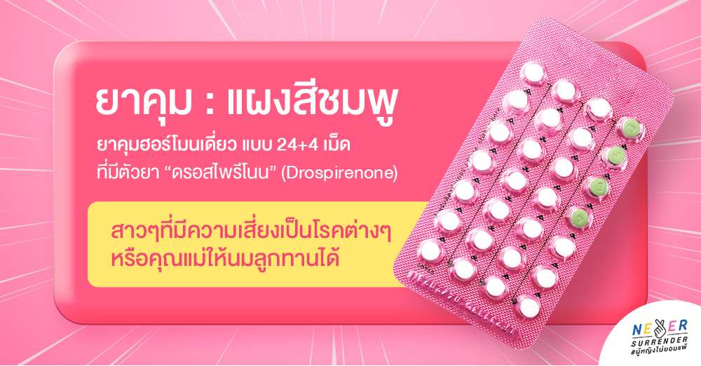 ยาคุม Slinda ยาคุมกำเนิดชนิดฮอร์โมนเดี่ยวยาคุมสำหรับคุณแม่ให้นมลูกหรือหลังคลอดลูก และผู้ที่มีความเสี่ยงเป็นโรคต่างๆ